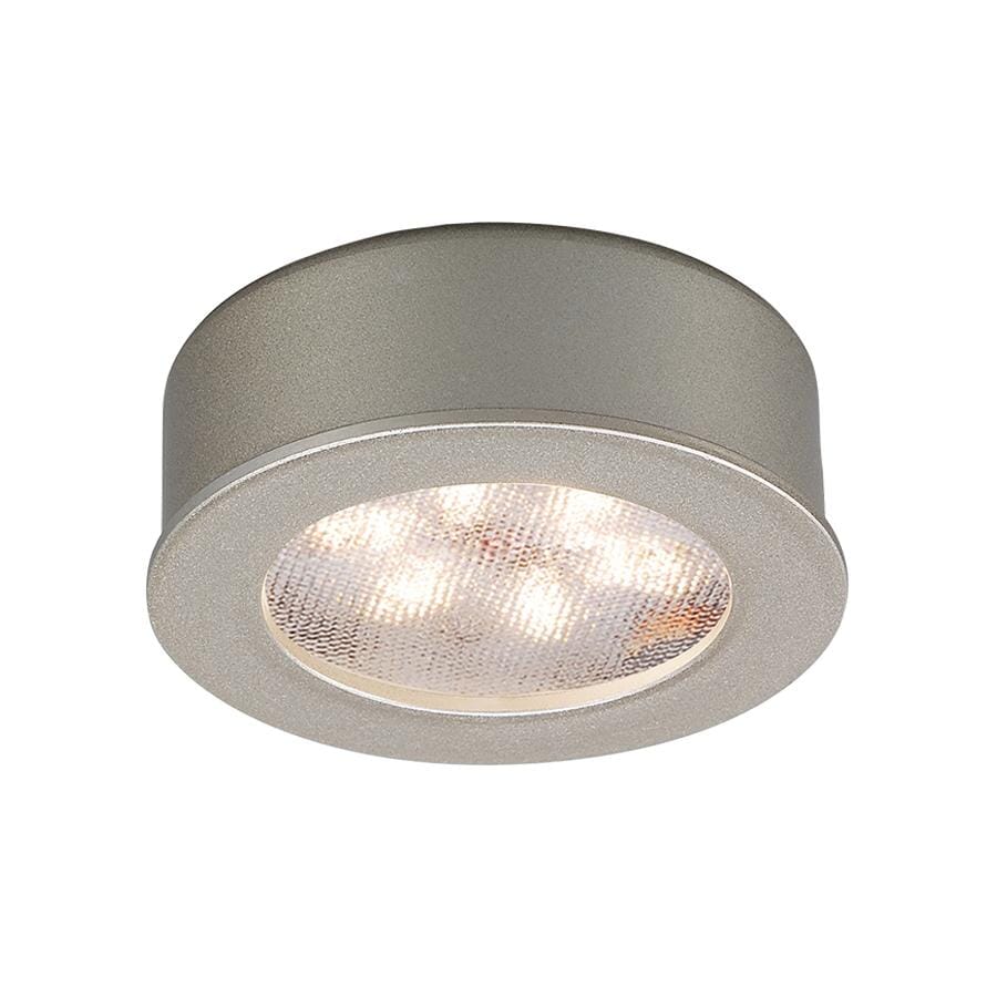 WAC Lighting Round LED 24V Button Light 1-Light in Brushed Nickel - HR-LED87-BN