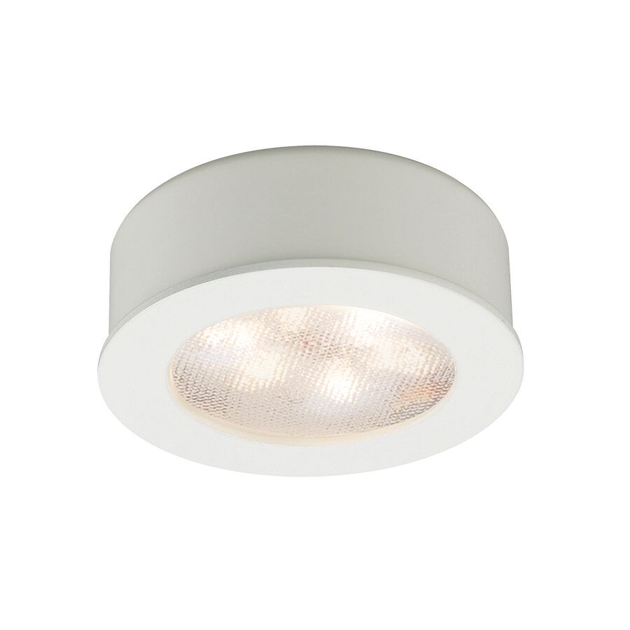 WAC Lighting Round LED 24V Button Light 1-Light in White