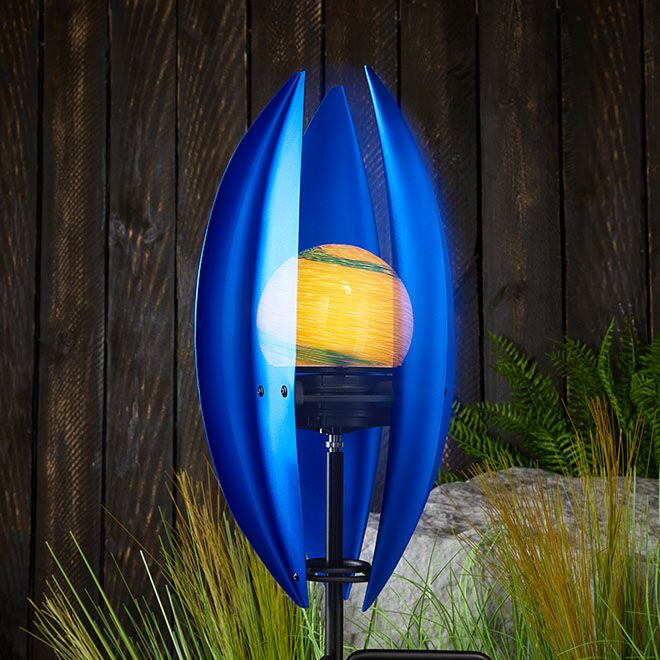 Wind Powered Garden Light