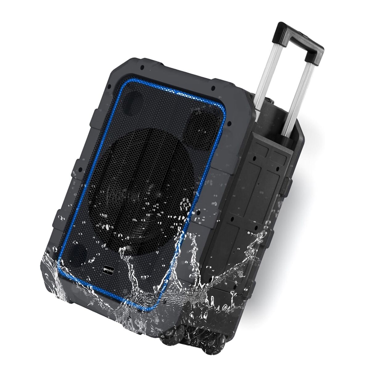 Portable Splashproof Trolley Speaker - Gray