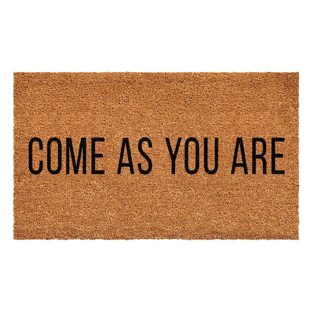 Come as you are 12 in. x 24 in. Door Mat