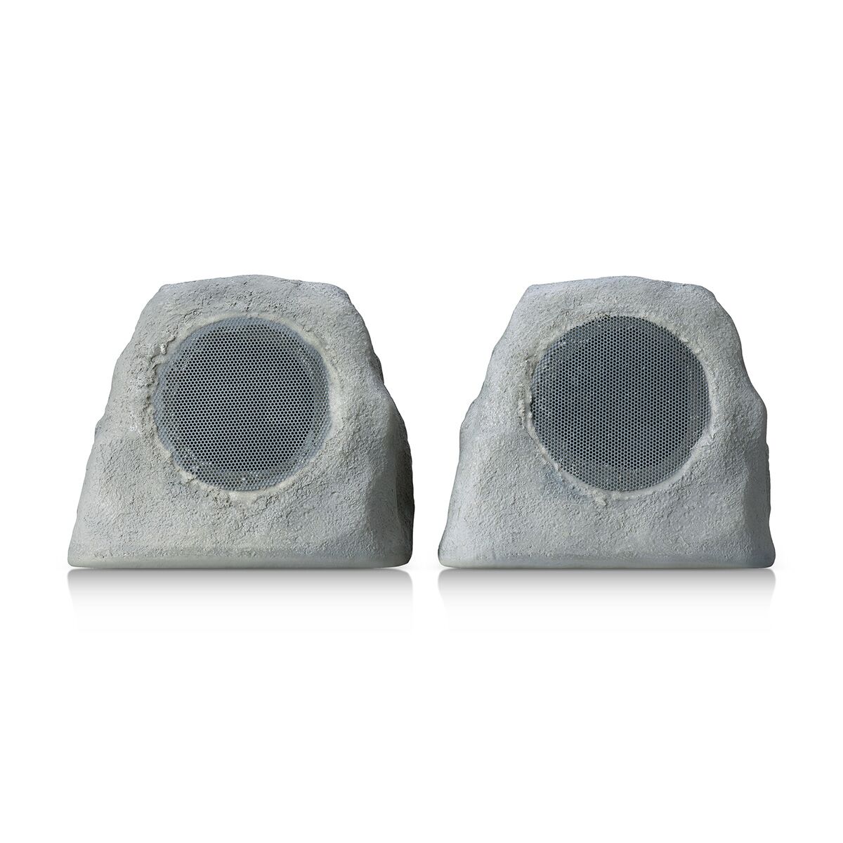Solar Powered Bluetooth Rock Speakers with Multilink (Set of 2)